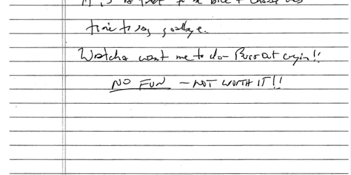 Alleged Epstein suicide note released: 'Watcha want me to do -- Bust out cryin!!' | Fortune