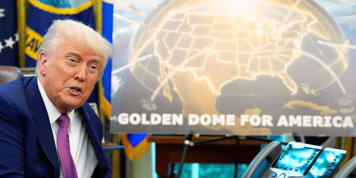 Oops. Trump’s ‘Golden Dome’ missile defense system actually costs about  trillion more than he said it would