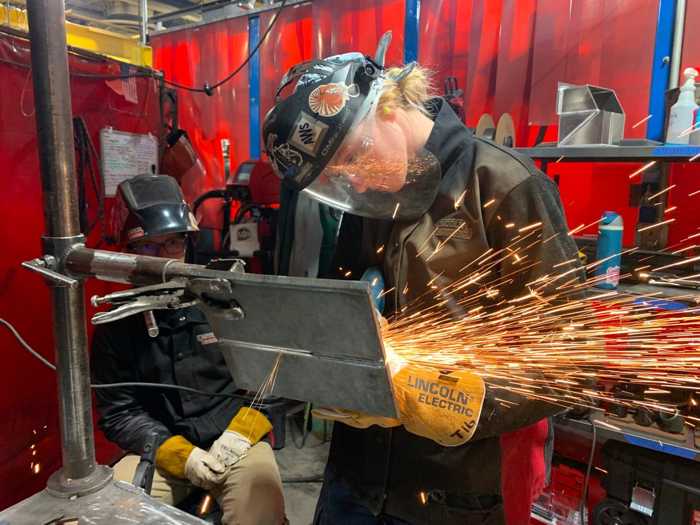 This community college student is America’s entrant in the Olympics of skilled trades. ‘I always wanted to be the first female to do something’