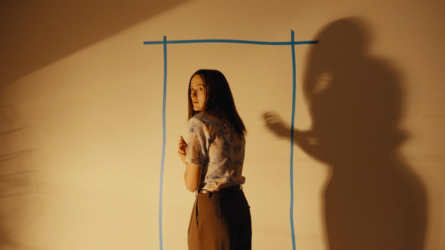 This image released by A24 shows Renate Reinsve in a scene from "Backrooms."