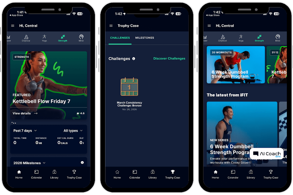 iFIT as best online personal trainer