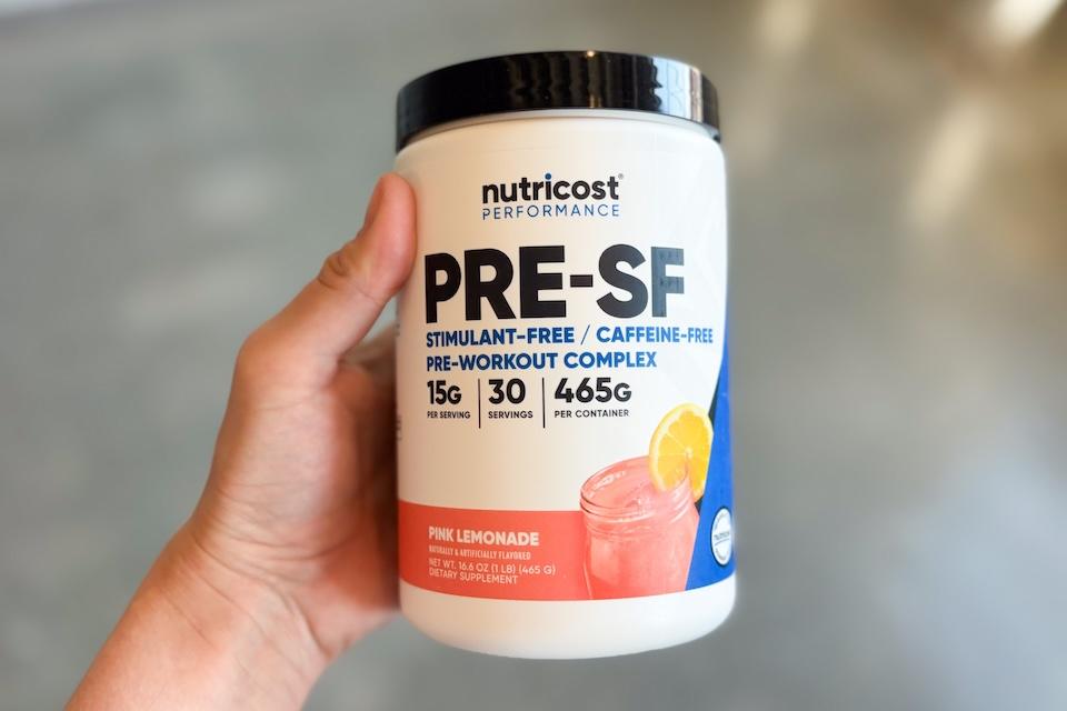 Nutricost as best non-stim pre-workout