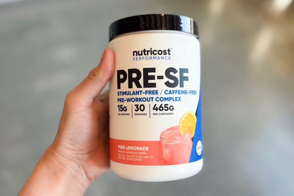 Nutricost as best non-stim pre-workout