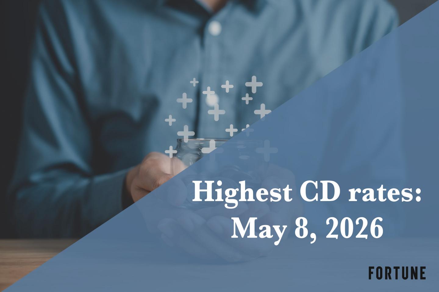 Top CD rates on May 8, 2026: Lock in up to up to 4.20%
