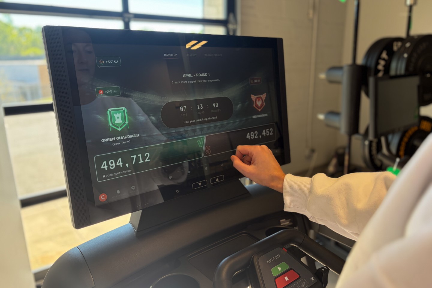Aviron treadmill