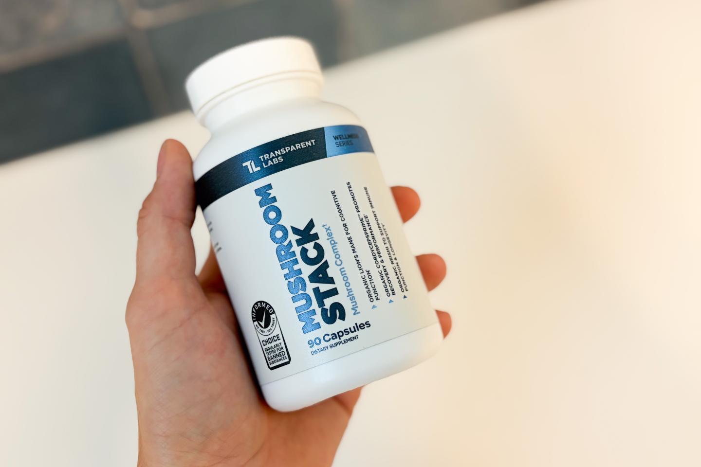 Transparent Labs as best lion's mane supplement