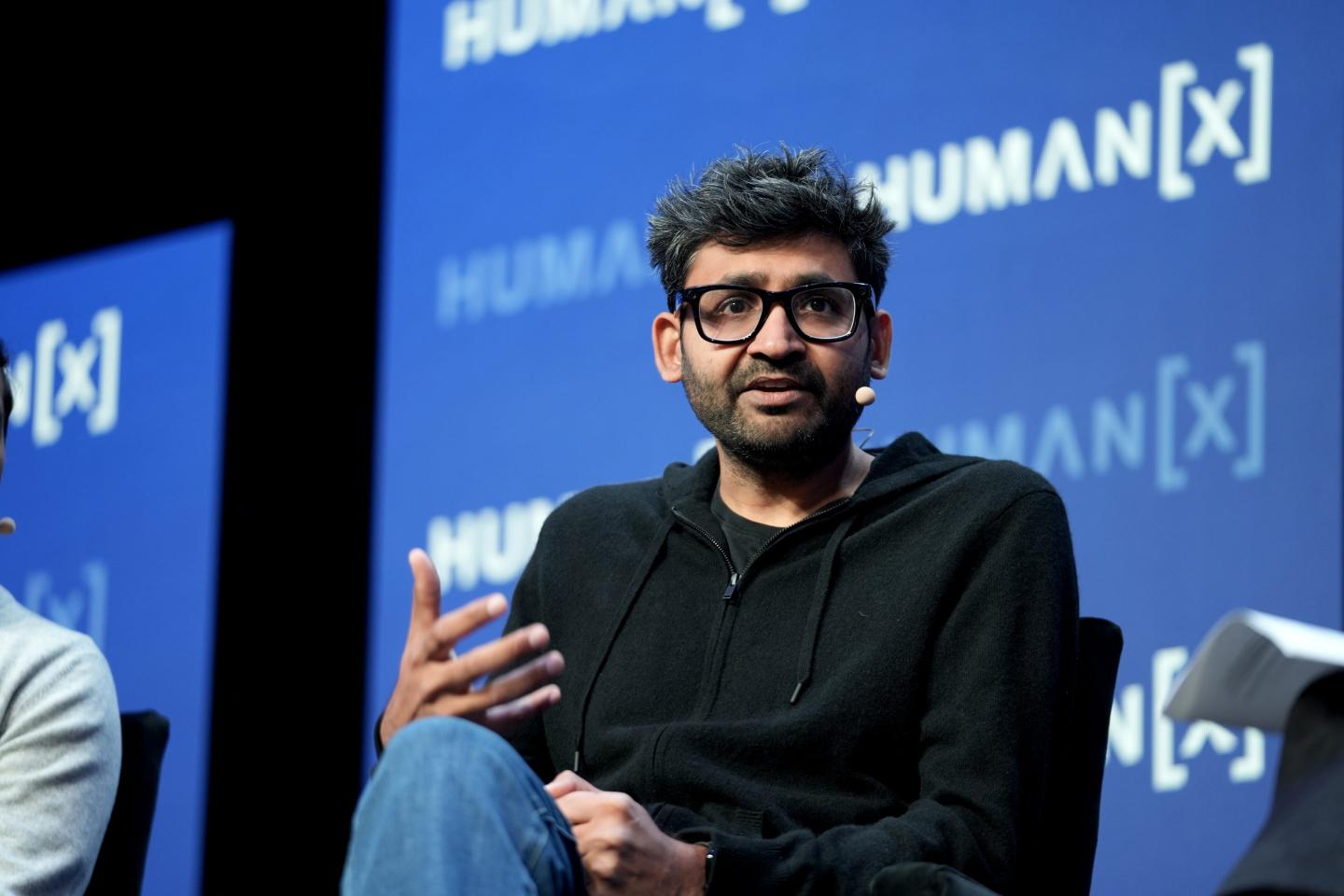 Parag Agrawal speaking onstage.