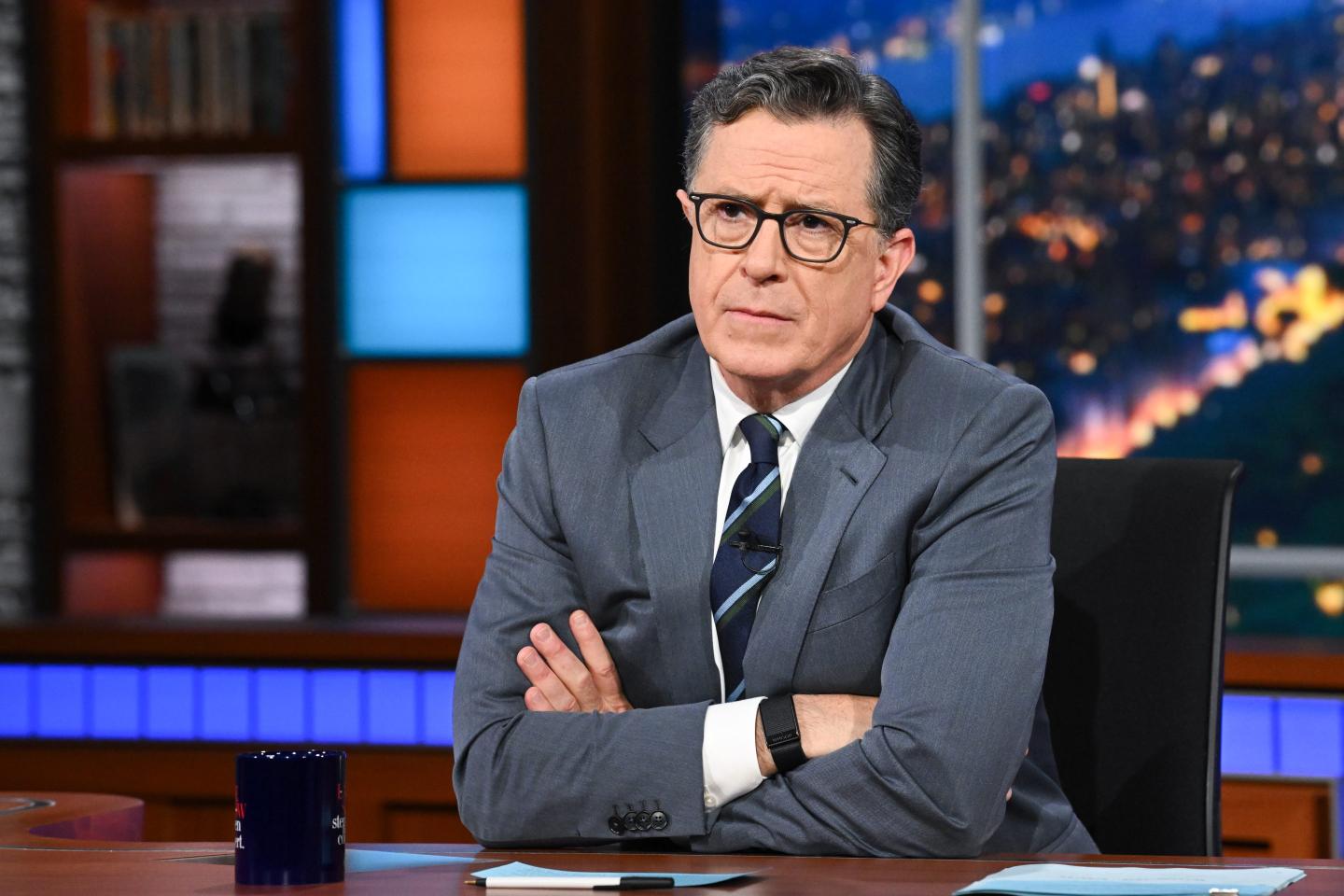 Stephen Colbert signs off after 11 years tonight. CBS cites finances, but the Late Show host blames Trump