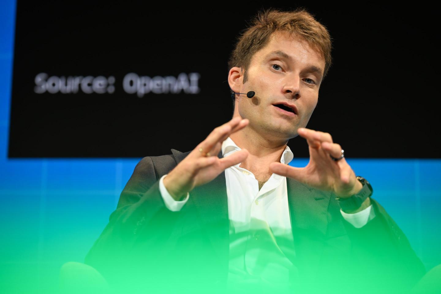 Johannes Reck, chief executive officer of GetYourGuide, at the Bloomberg Tech summit in London, UK, on Tuesday, Oct. 21, 2025. 