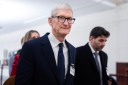 Apple CEO Tim Cook in Washington, D.C. on December 10, 2025. (Tom Williams/CQ-Roll Call/Getty Images)