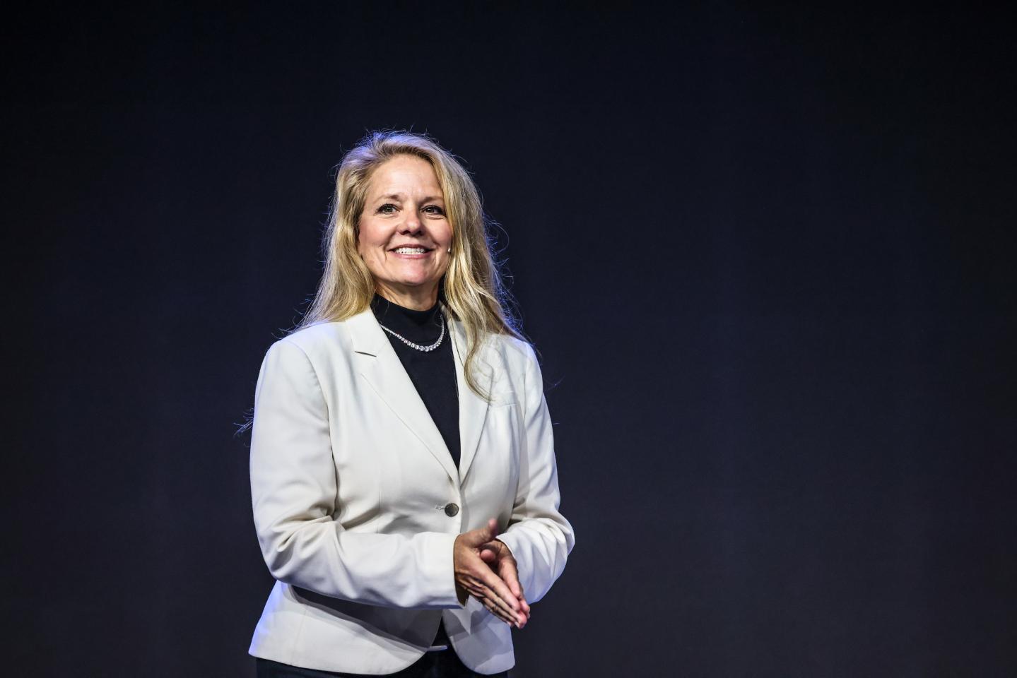 SpaceX COO Gwynne Shotwell in Barcelona, Spain on March 2, 2026. (Photo: Angel Garcia/Bloomberg/Getty Images)