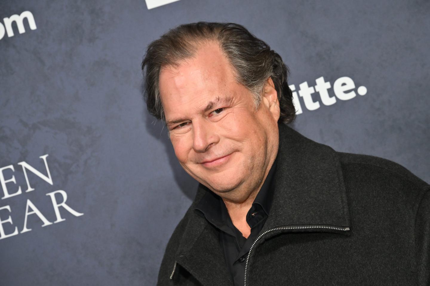 Man in a dark jacket