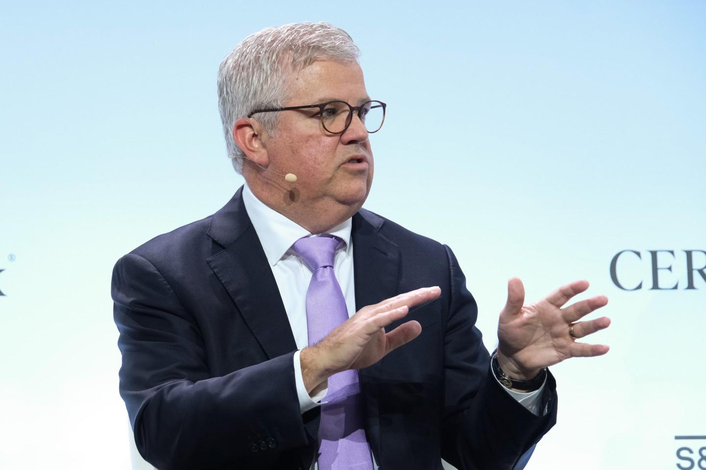 Robert Gaudette, president and CEO of NRG Energy, at the CERAWeek by S&P Global conference in Houston, Texas. Photographer: F. Carter Smith/Bloomberg via Getty Images