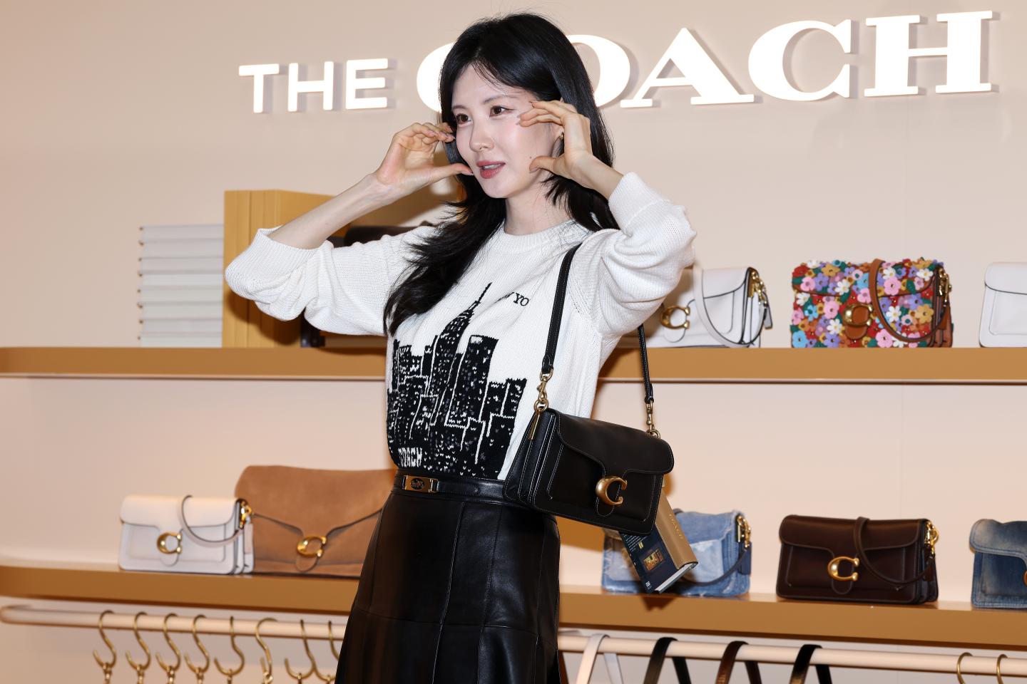 Seohyun of South Korean girl group Girls' Generation at a Coach pop-up in Seoul this April.