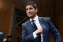 Kevin Warsh, nominee for chairman of the Federal Reserve, arrives for his Senate Banking, Housing and Urban Affairs Committee confirmation hearing in Dirksen building on Tuesday, April 21, 2026.