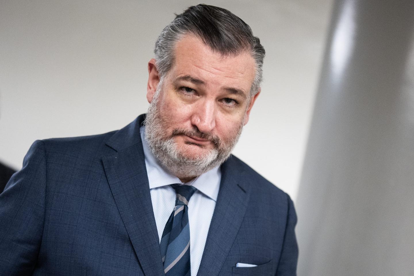 Sen. Ted Cruz, R-Texas, makes his way to a vote in the U.S. Capitol on Thursday, April 30, 2026.