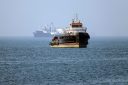 A boat in the strait of hormuz.