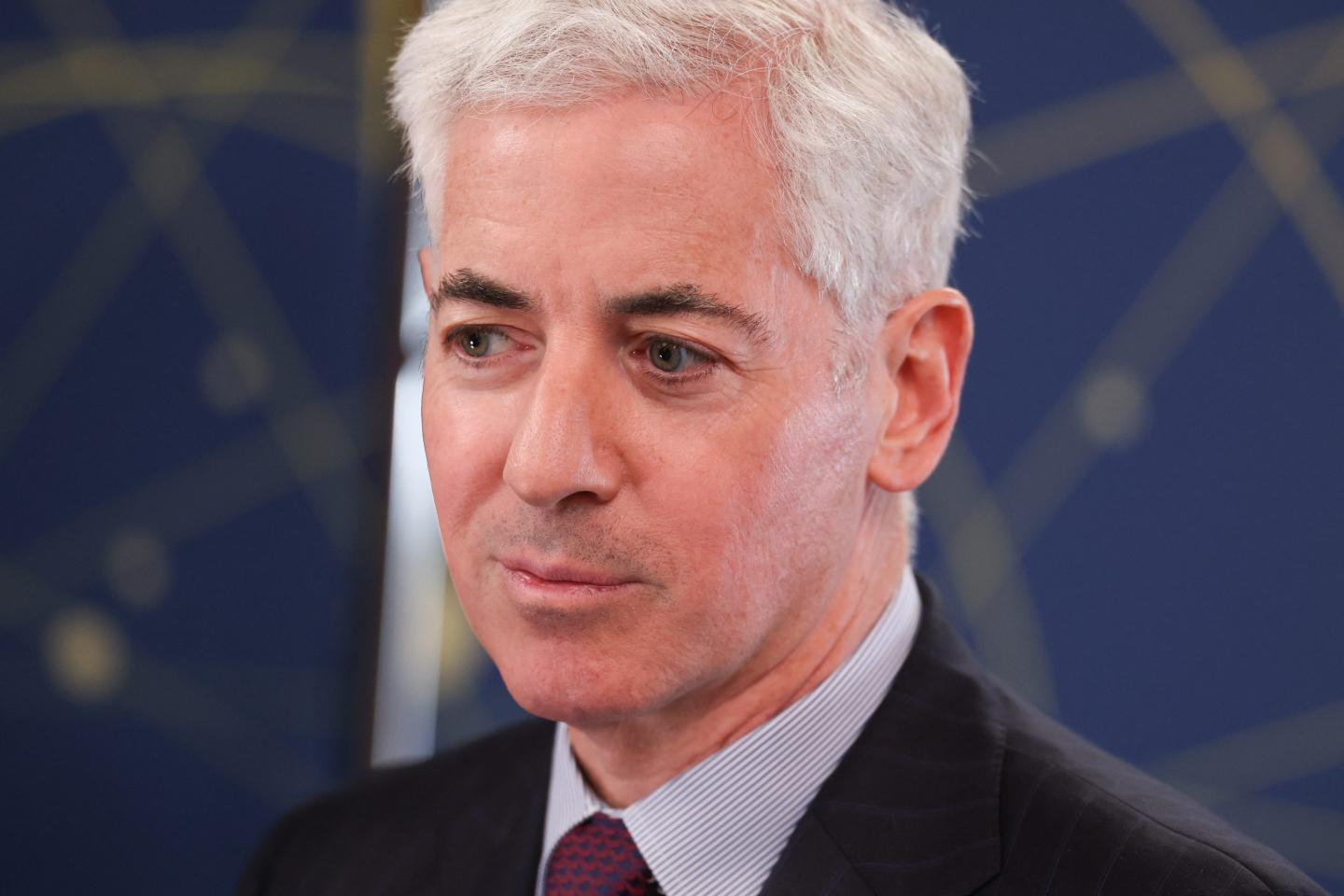 US hedge fund manager Bill Ackman, CEO of Pershing Square Capital Management, speaks during the 29th annual Milken Institute Global Conference at the Beverly Hilton in Beverly Hills, California on May 4, 2026.