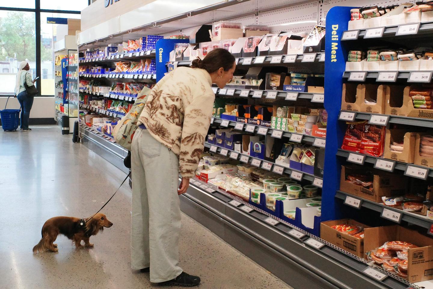 People shop at a Lidl Supermarket on May 11, 2026 in the Crown Heights neighborhood of the Brooklyn borough in New York City.