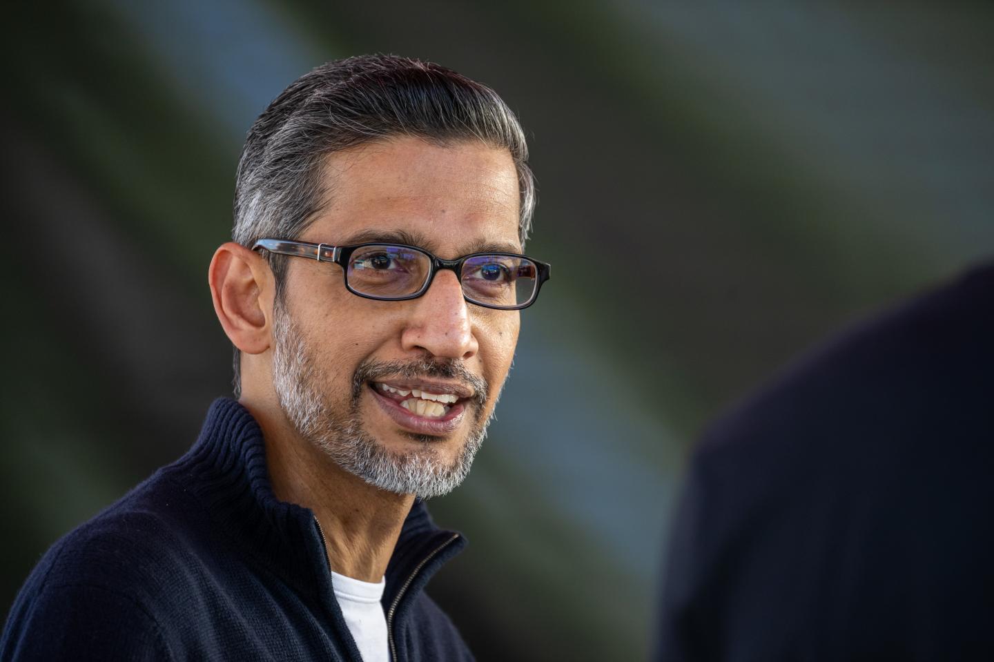 Alphabet CEO Sundar Pichai in Mountain View, California on May 19, 2026. (Photo: David Paul Morris/Bloomberg/Getty Images)