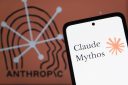 Claude Mythos shown on a smartphone screen.