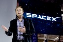 SpaceX CEO Elon Musk unveiling the company's new manned spacecraft in Hawthorne, Calif. on May 29, 2014. (Photo: Kevork Djansezian/Getty Images)