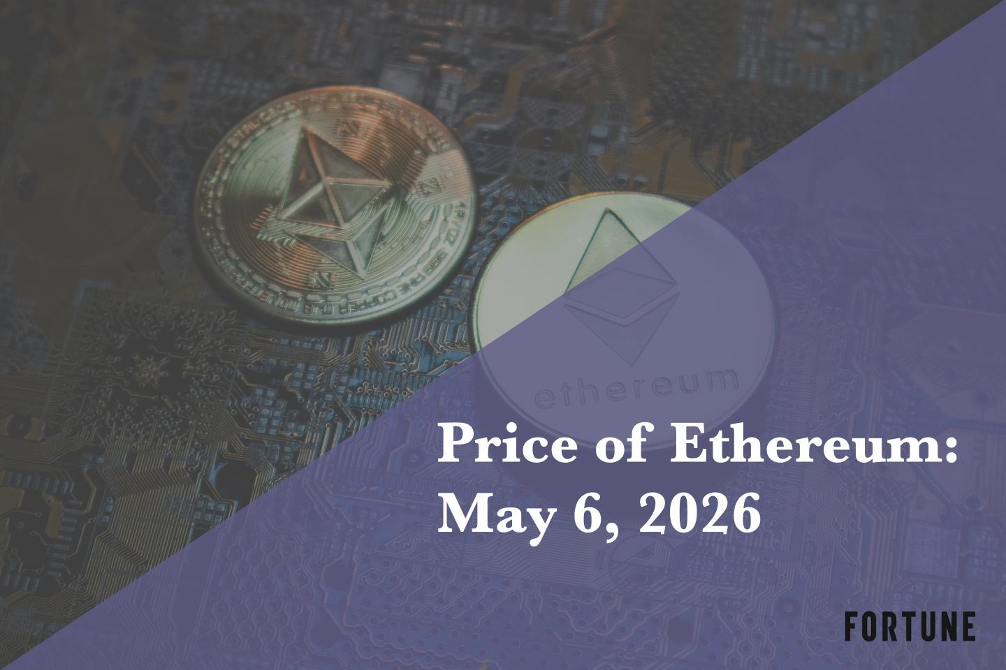 Current price of Ethereum for May 6, 2026