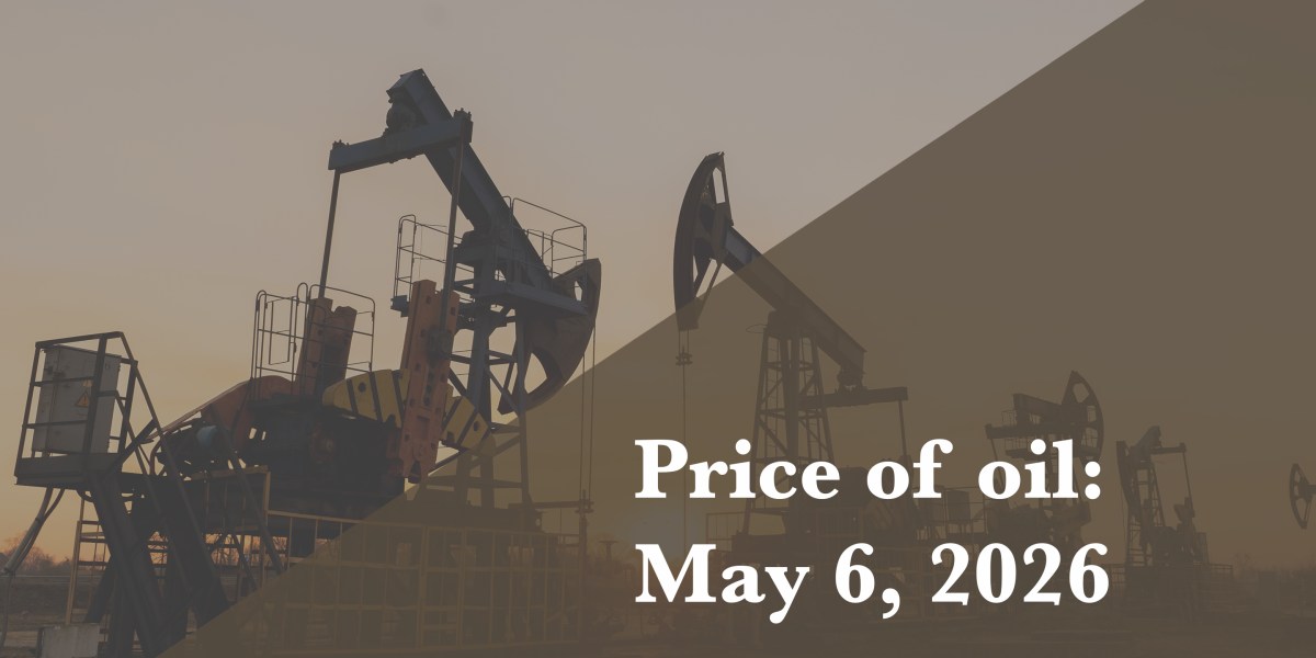 Oil Price Decreases by .03