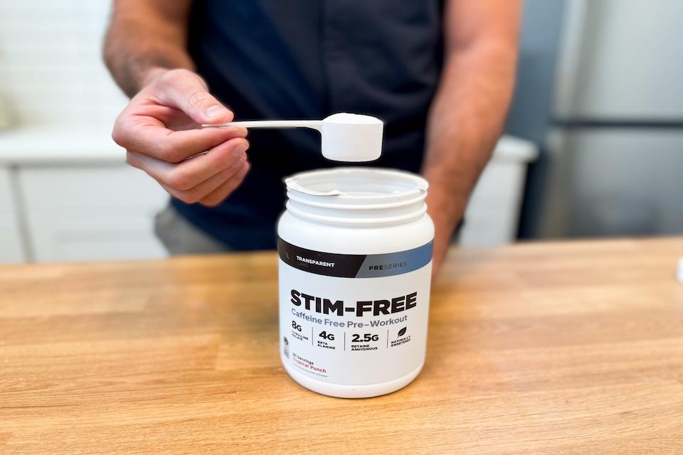 Transparent Labs as best non-stim pre-workout