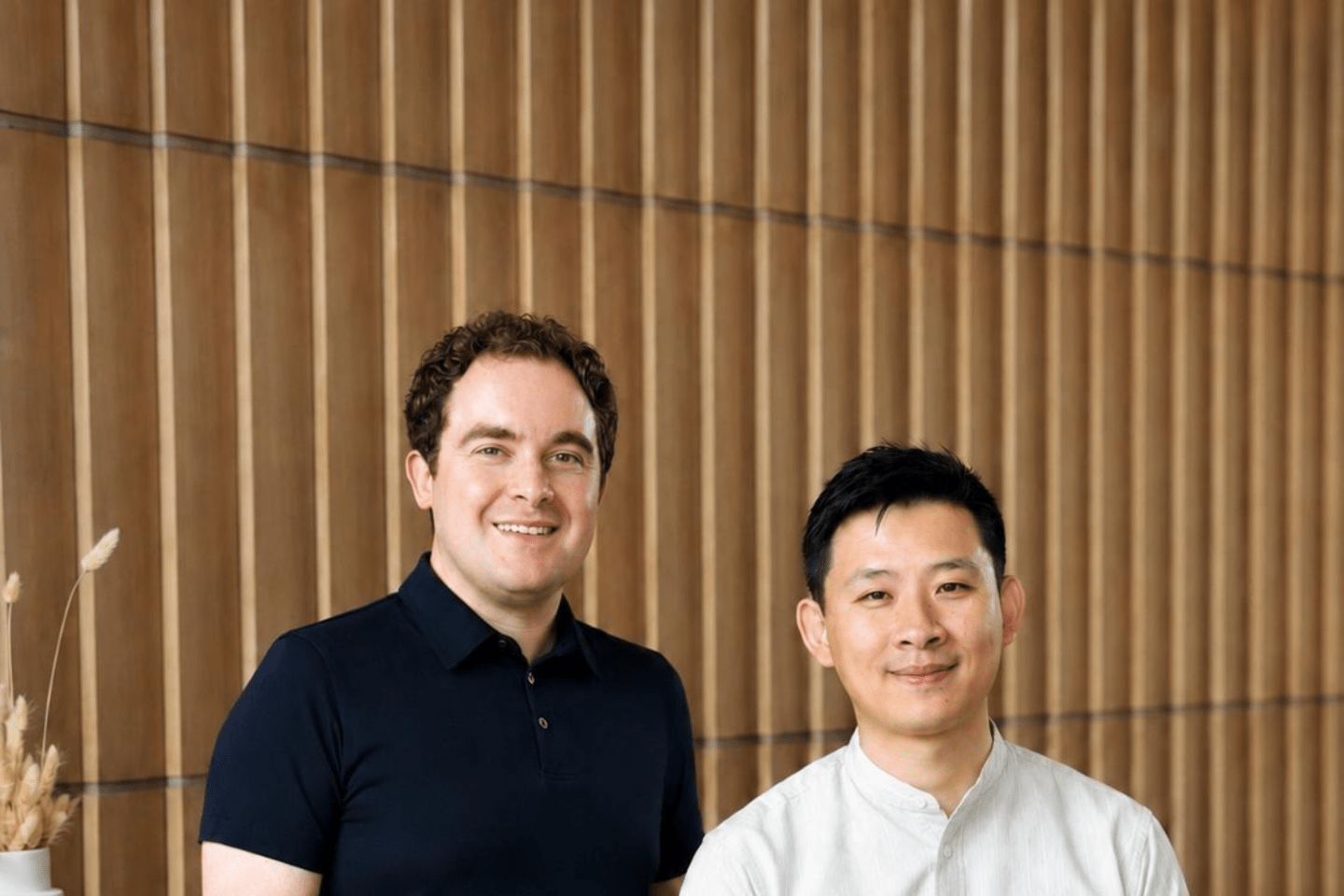 Variational co-founders Edward Yu and Lucas Schuermann pose for a picture