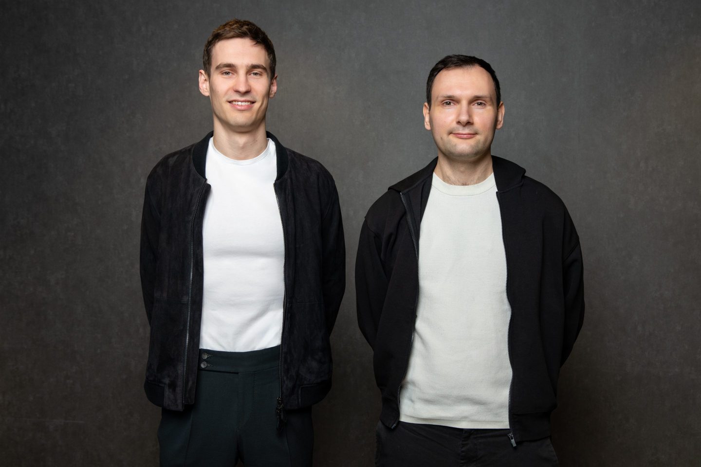 Viktor co-founders standing together.
