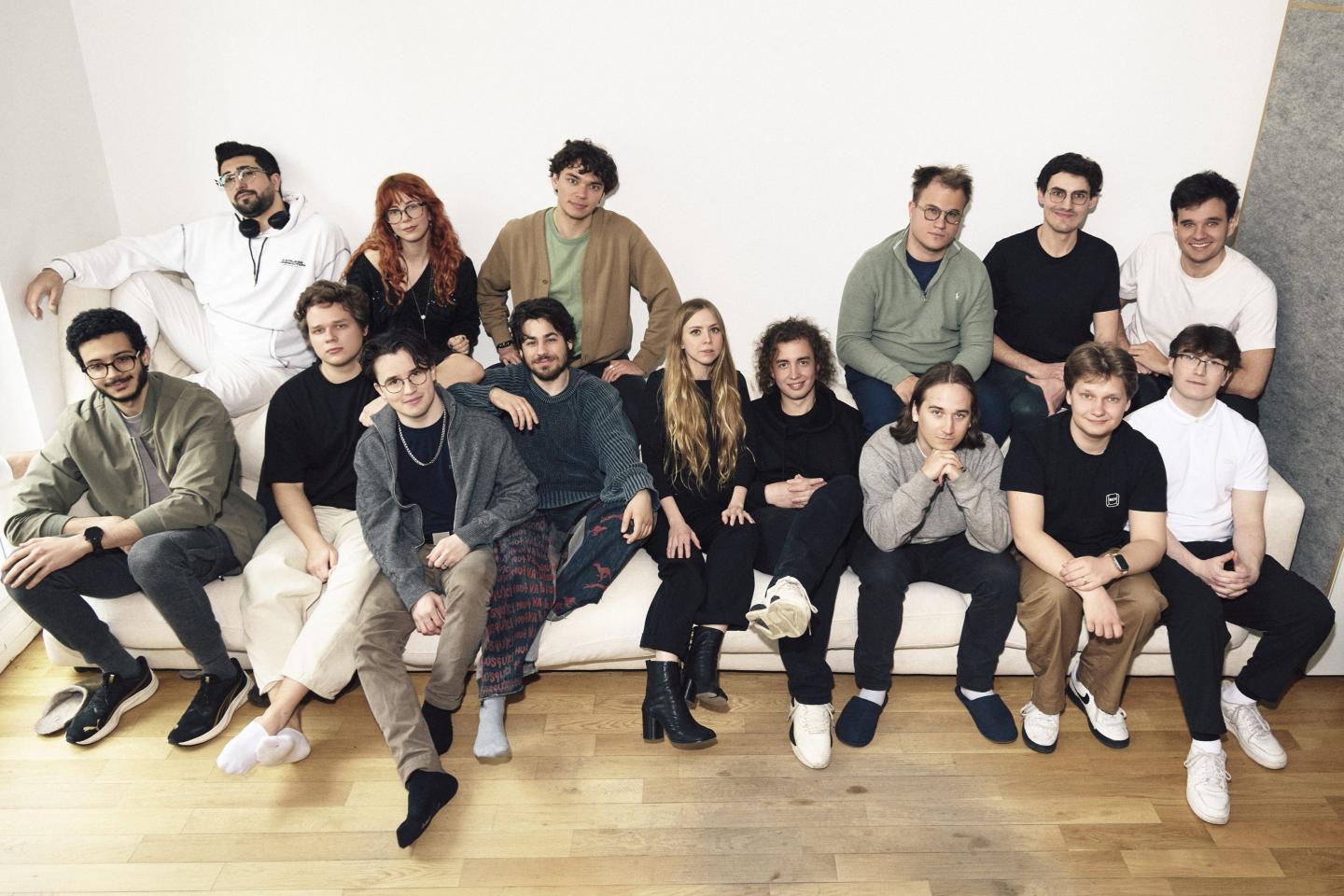 White Circle's founding team sat on a sofa.
