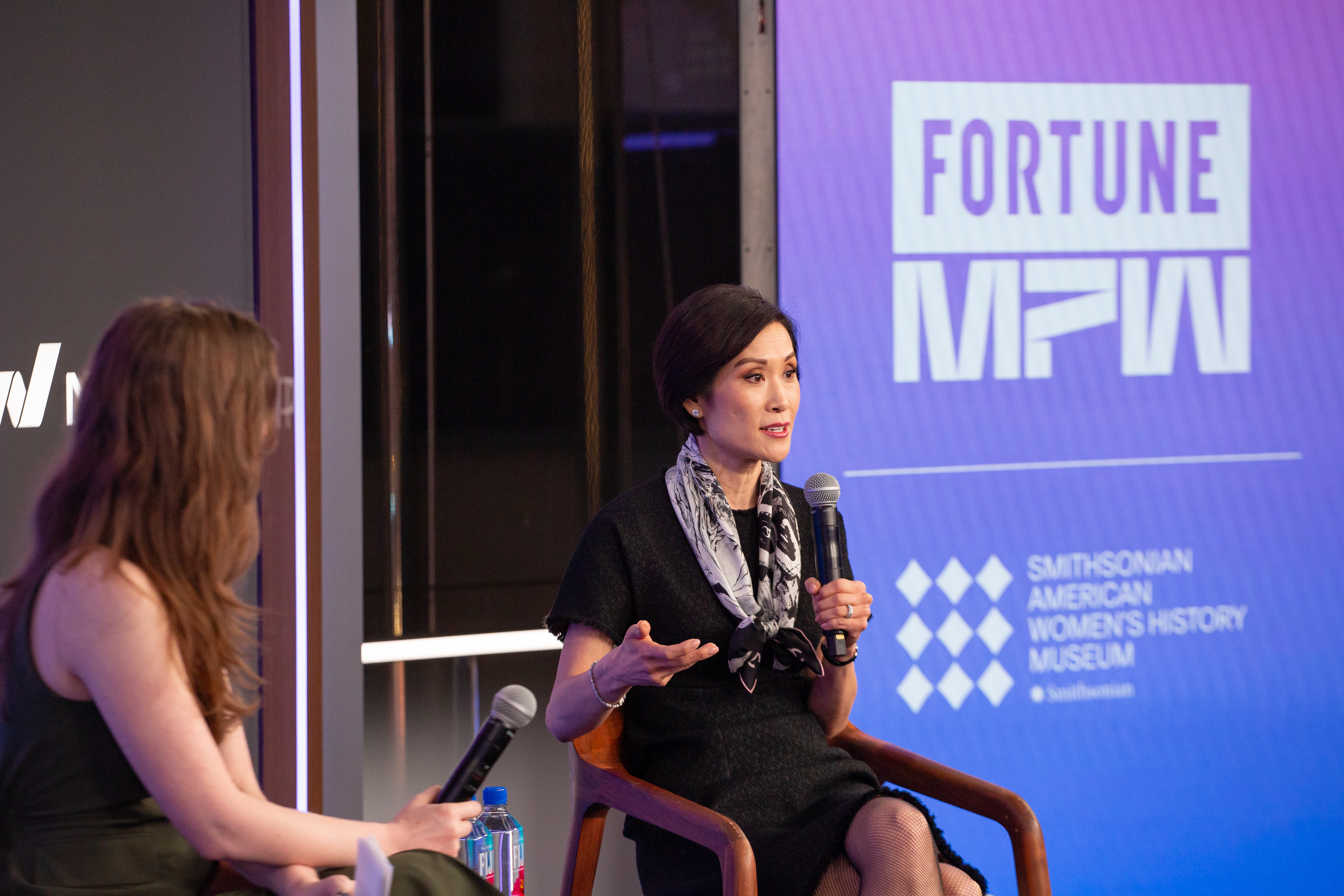 Ida Liu, CEO of HSBC Private Bank, at a Fortune Most Powerful Women event with the Smithsonian American Women's History Museum. 