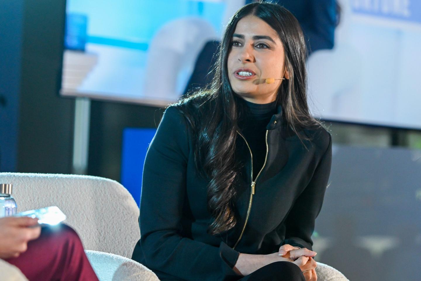 Xbox CEO Asha Sharma speaks on stage at Fortune Brainstorm Tech 2026.