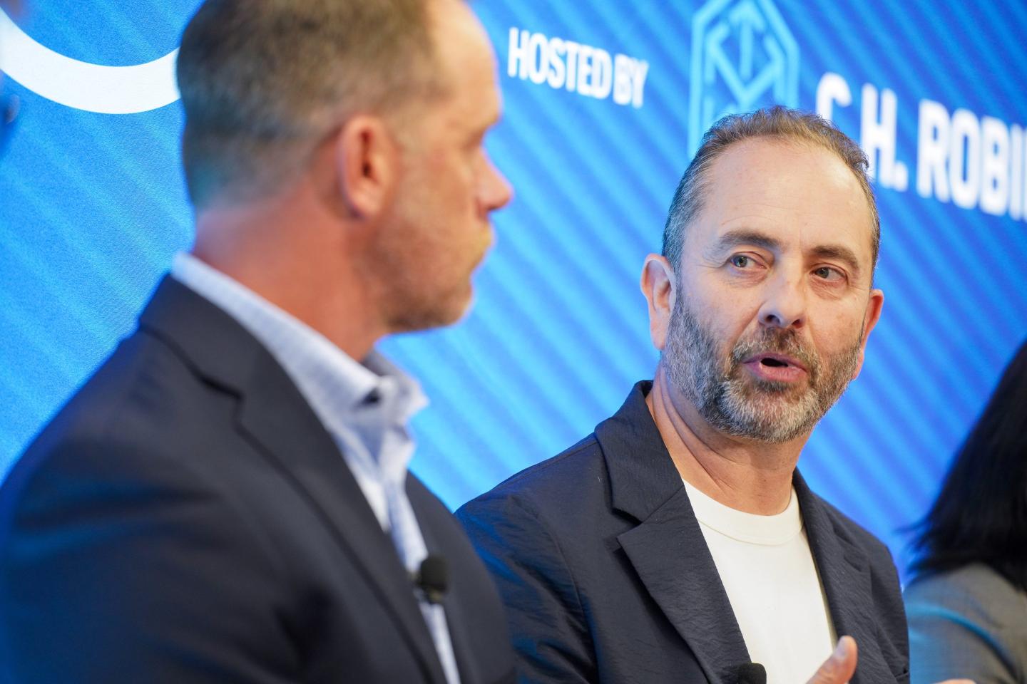 Sven Gerjets, chief technology officer at Gap, speaks on stage on a panel at Fortune Brainstorm Tech 2026.