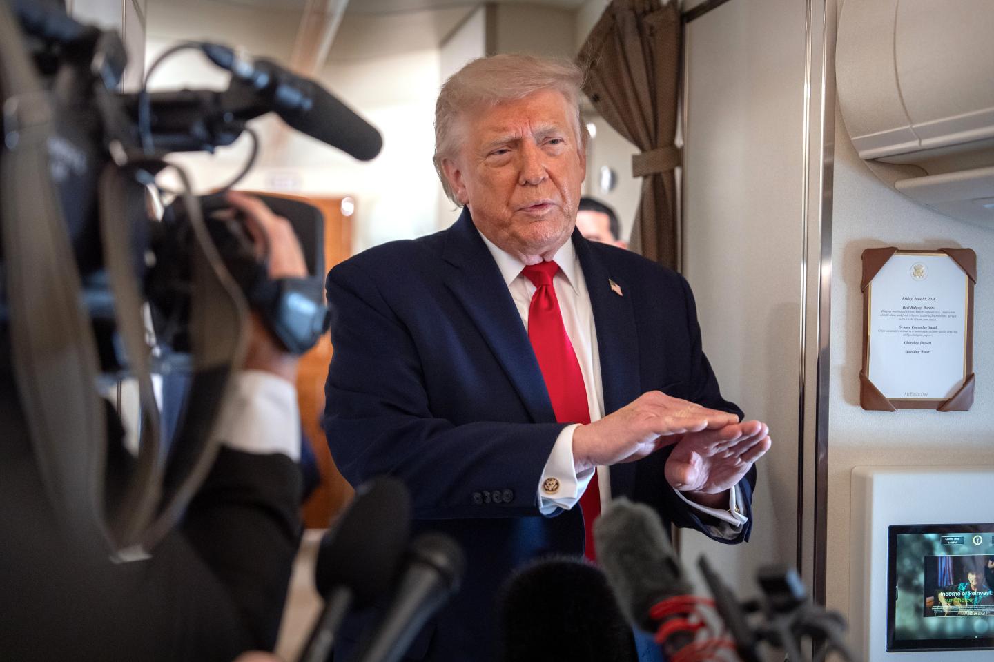 ‘That’s the way life goes’: Trump tells Knicks fans who can’t afford tickets to ‘watch it on television’