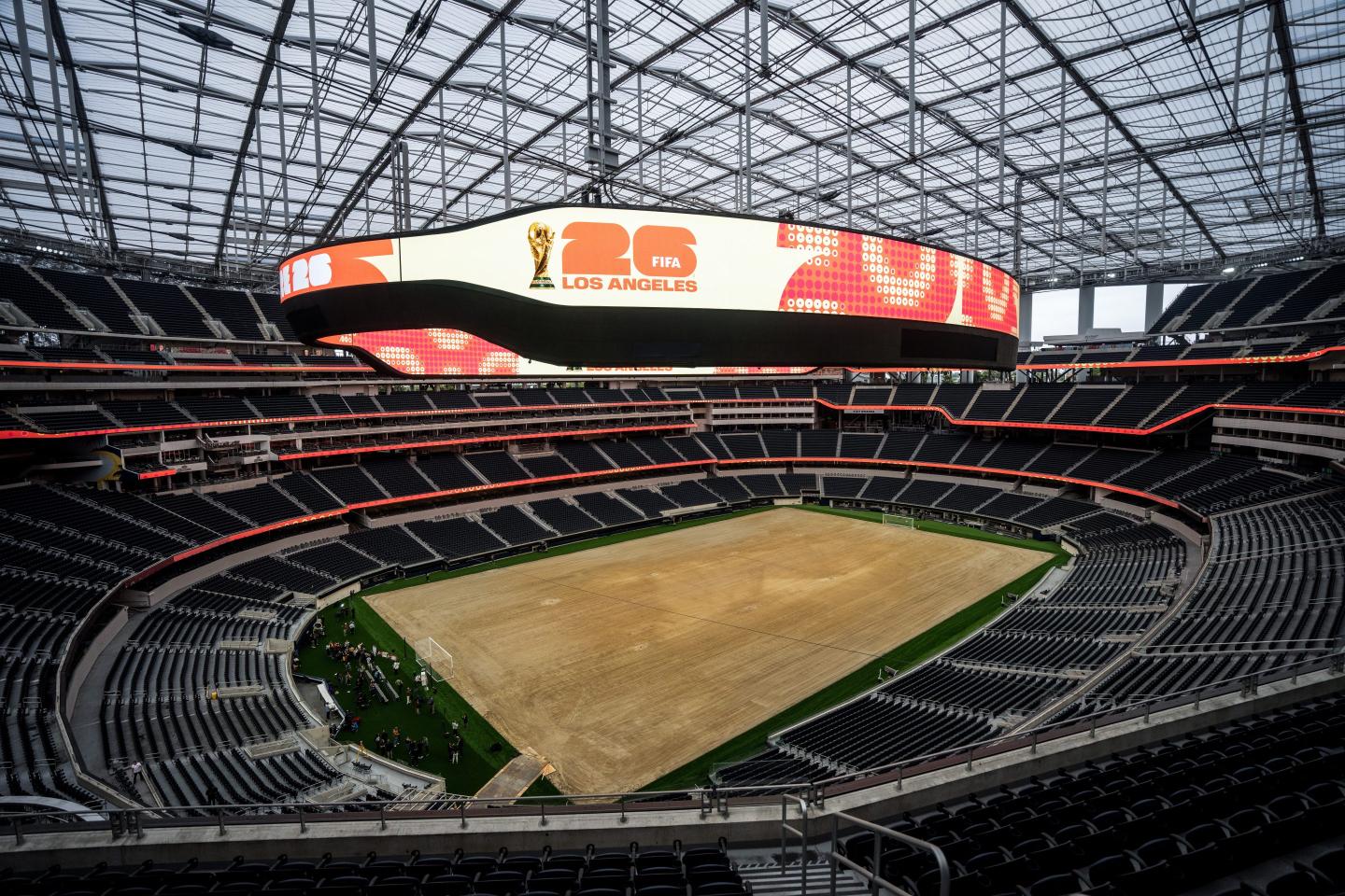 SoFi Stadium workers vote to authorize a strike as Los Angeles prepares to host World Cup games