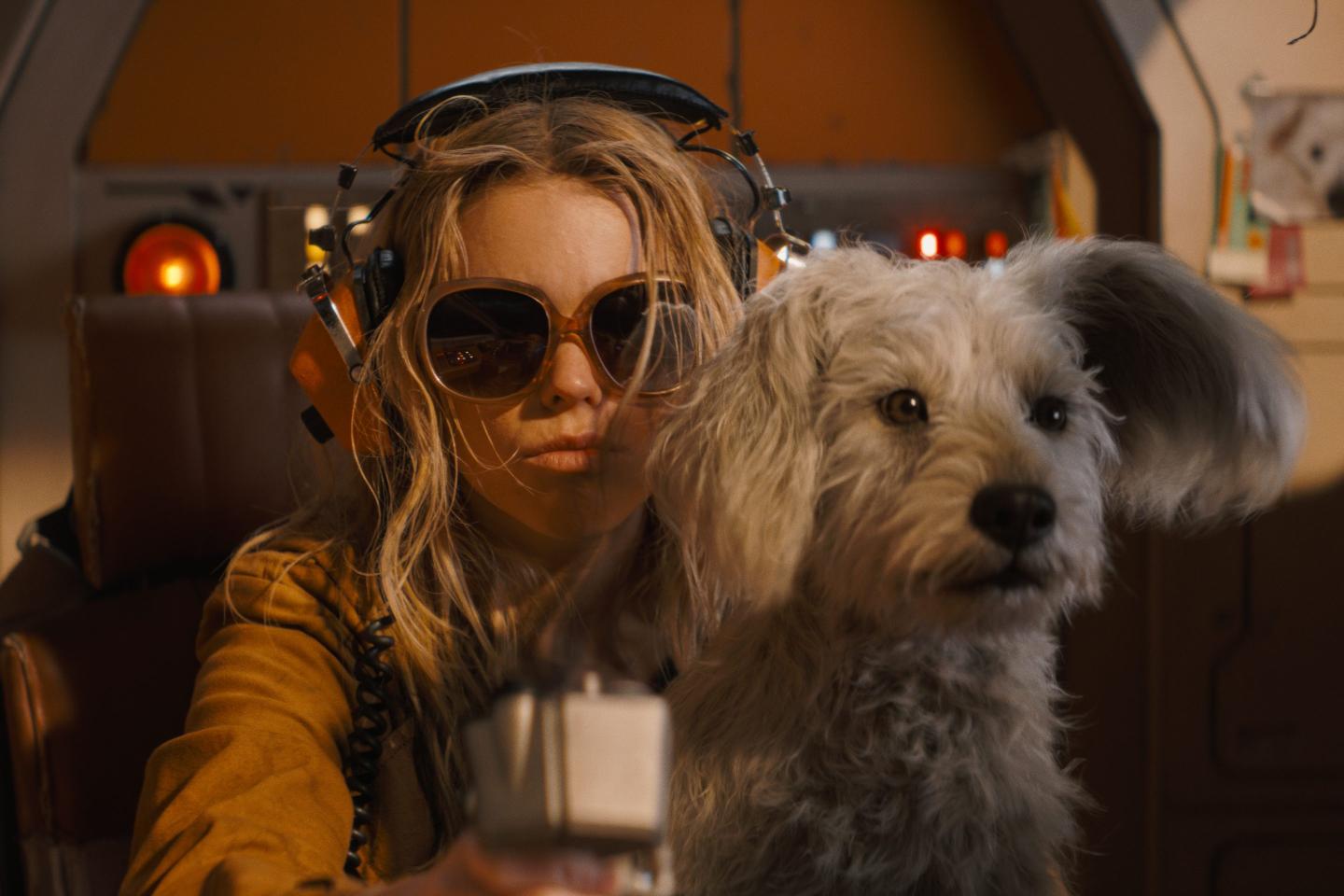 Milly Alcock in a scene from "Supergirl."