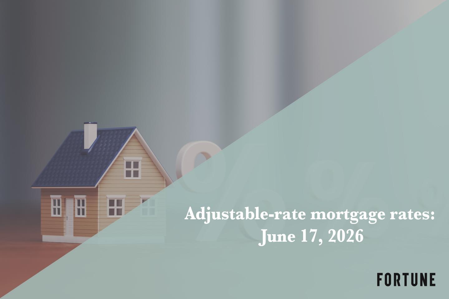 Current ARM mortgage rates report for June 17, 2026