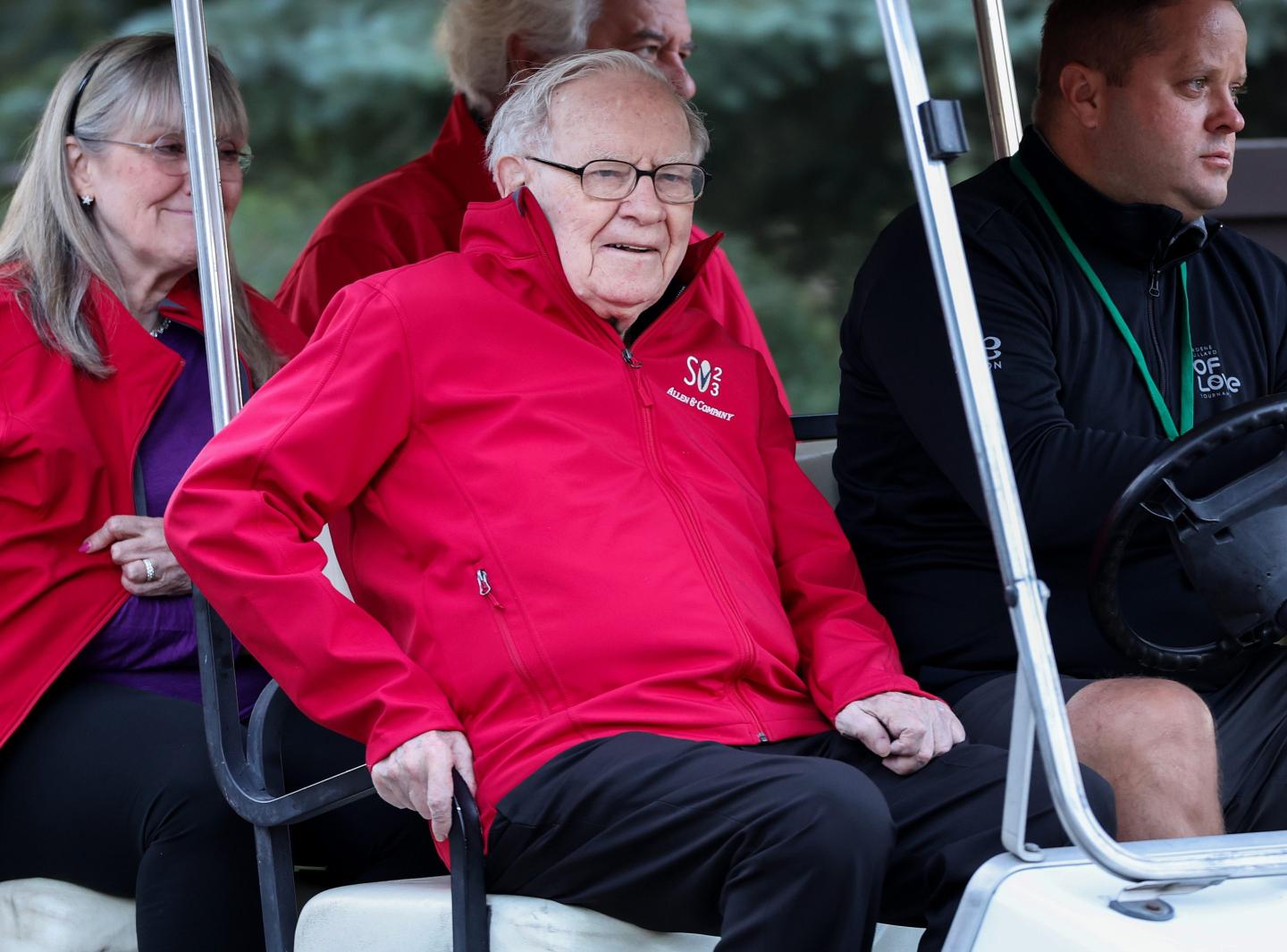 Warren Buffett, Chairman and CEO of Berkshire Hathaway, makes his way to a morning session at the Allen &amp; Company Sun Valley Conference on July 13, 2023 in Sun Valley, Idaho