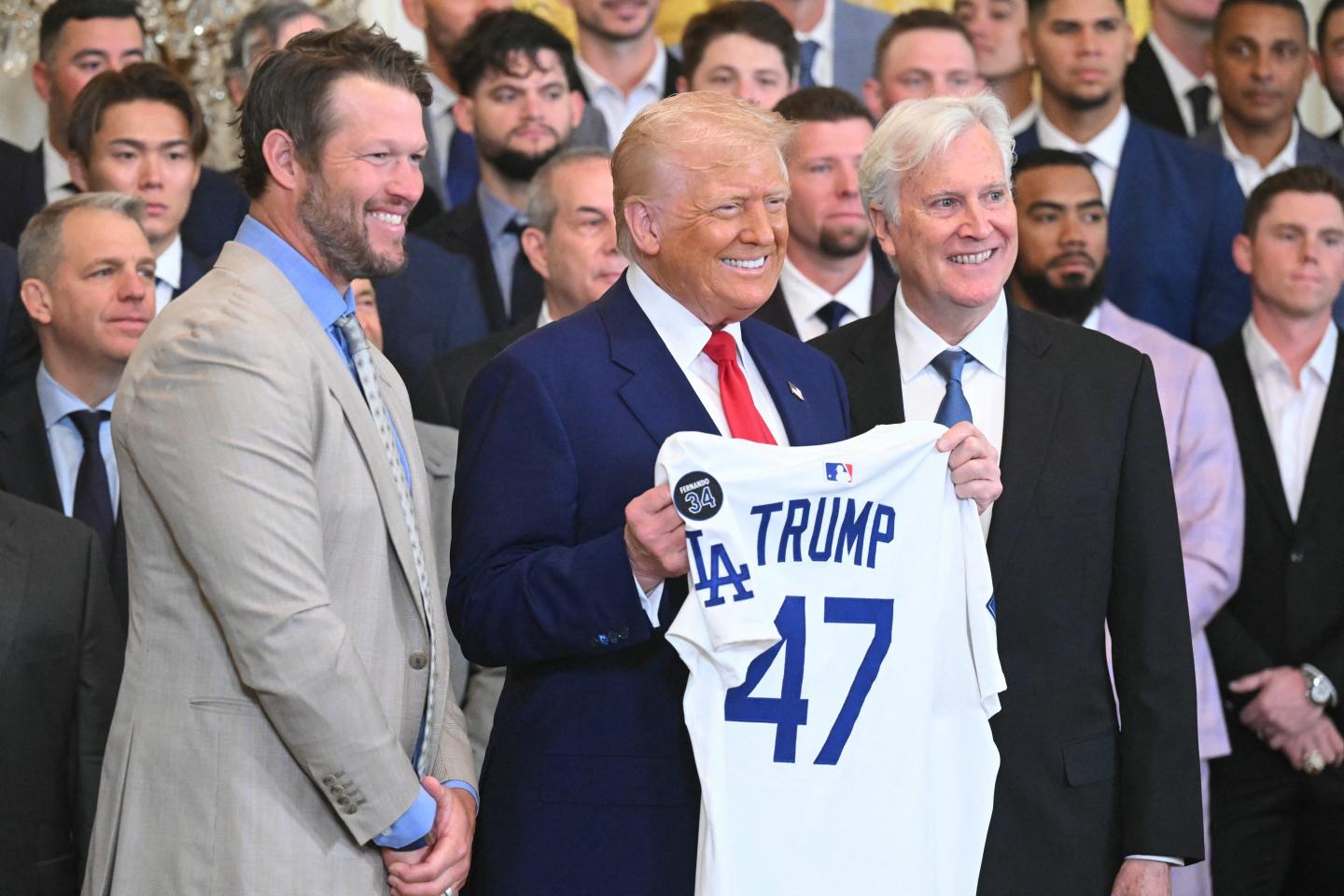 Trump says he supports salary cap for Major League Baseball