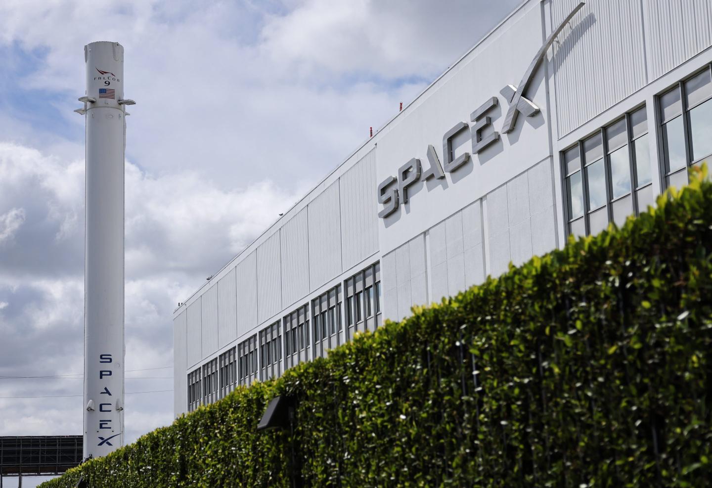SpaceX headquarters outside