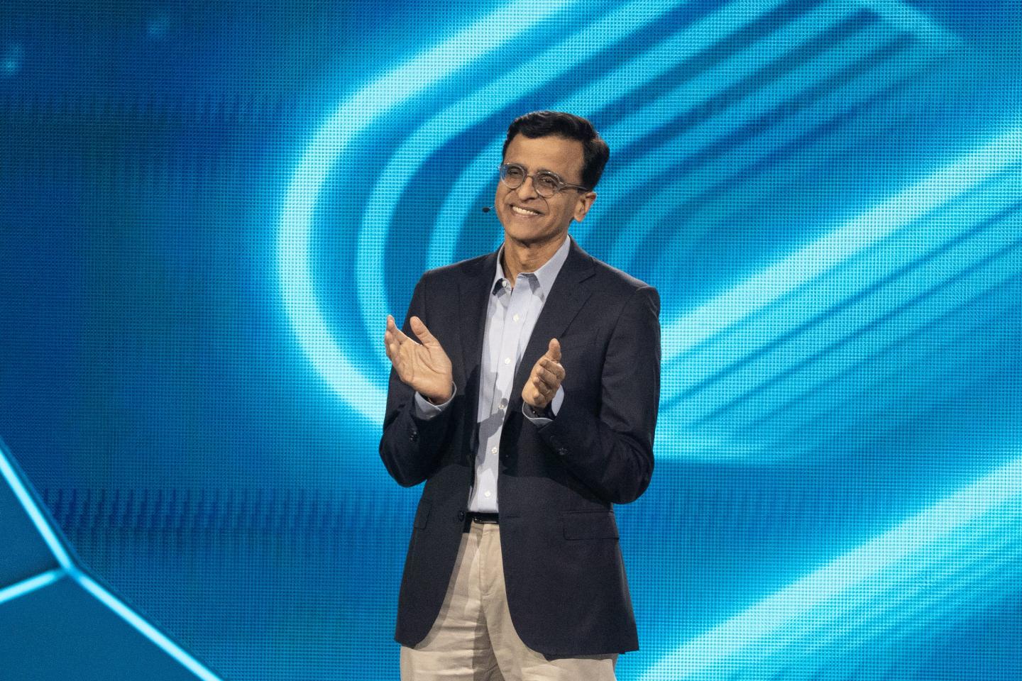 Snowflake CEO Sridhar Ramaswamy speaks during the Snowflake Summit 26 at Moscone Center on June 1, 2026 in San Francisco, California.
