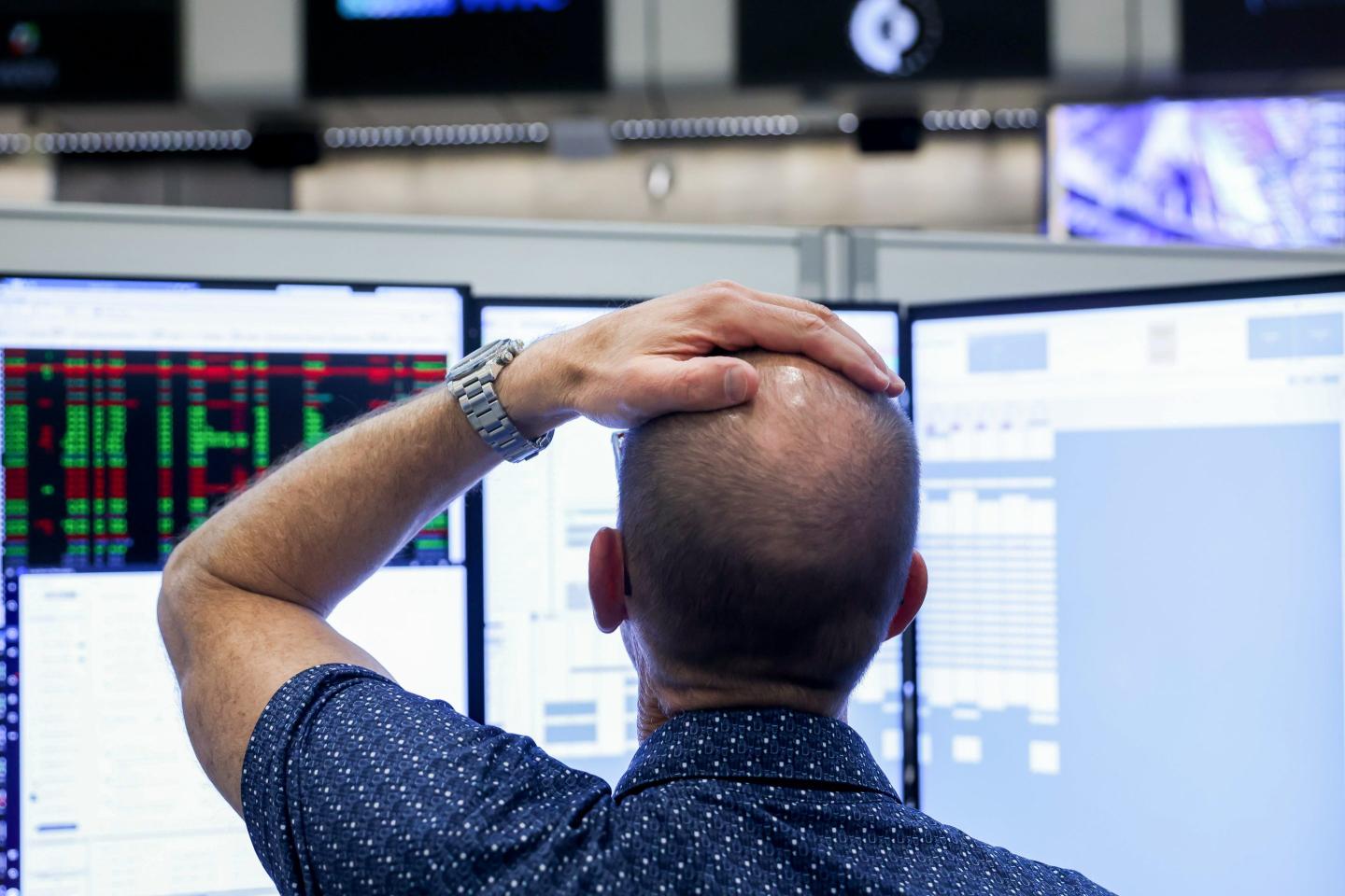 A trader works on the floor of the American Stock Exchange (AMEX) at the New York Stock Exchange (NYSE) in New York, US, on Friday, June 5, 2026.