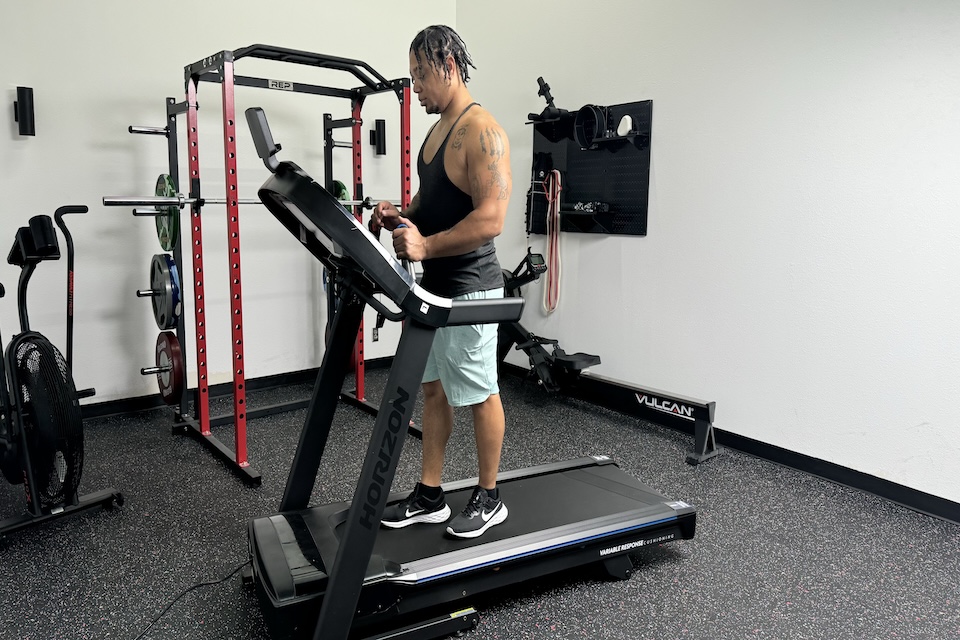 Horizon 7.4AT as best folding treadmill