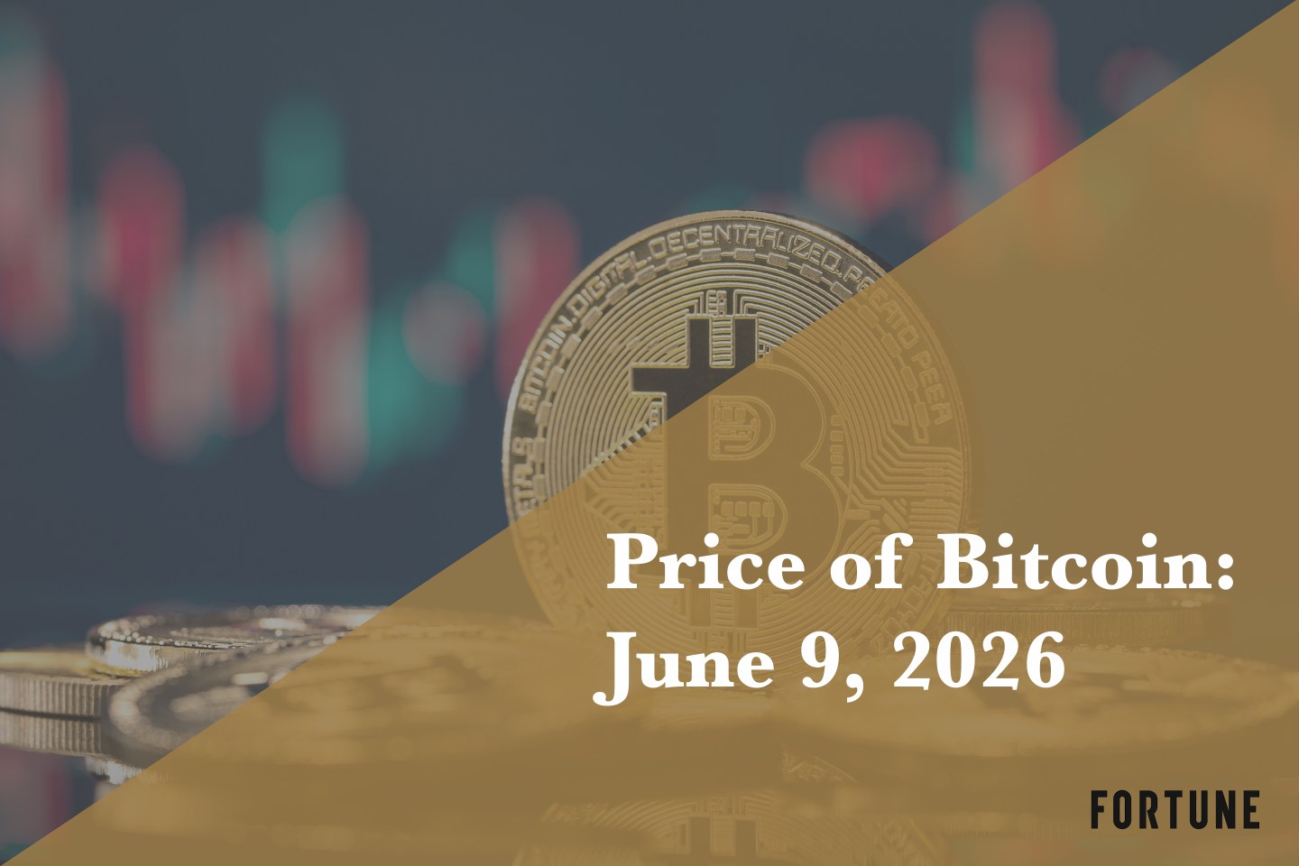 Current price of Bitcoin for June 9, 2026