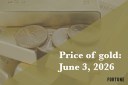 Current price of gold as of June 3, 2026