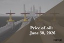 Current price of oil as of June 30, 2026