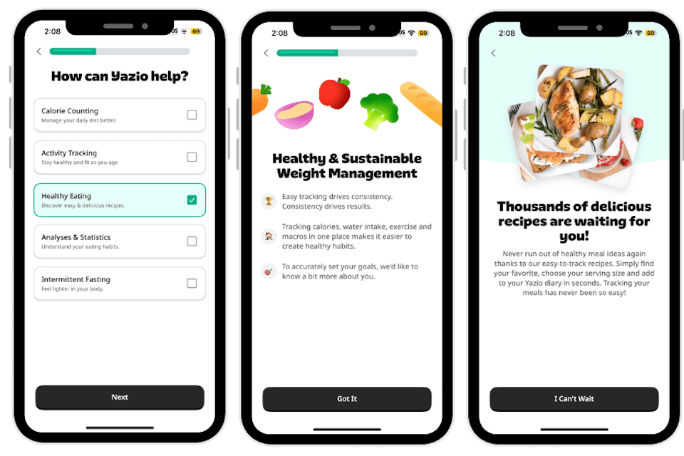 Yazio as Best Macro Tracking App