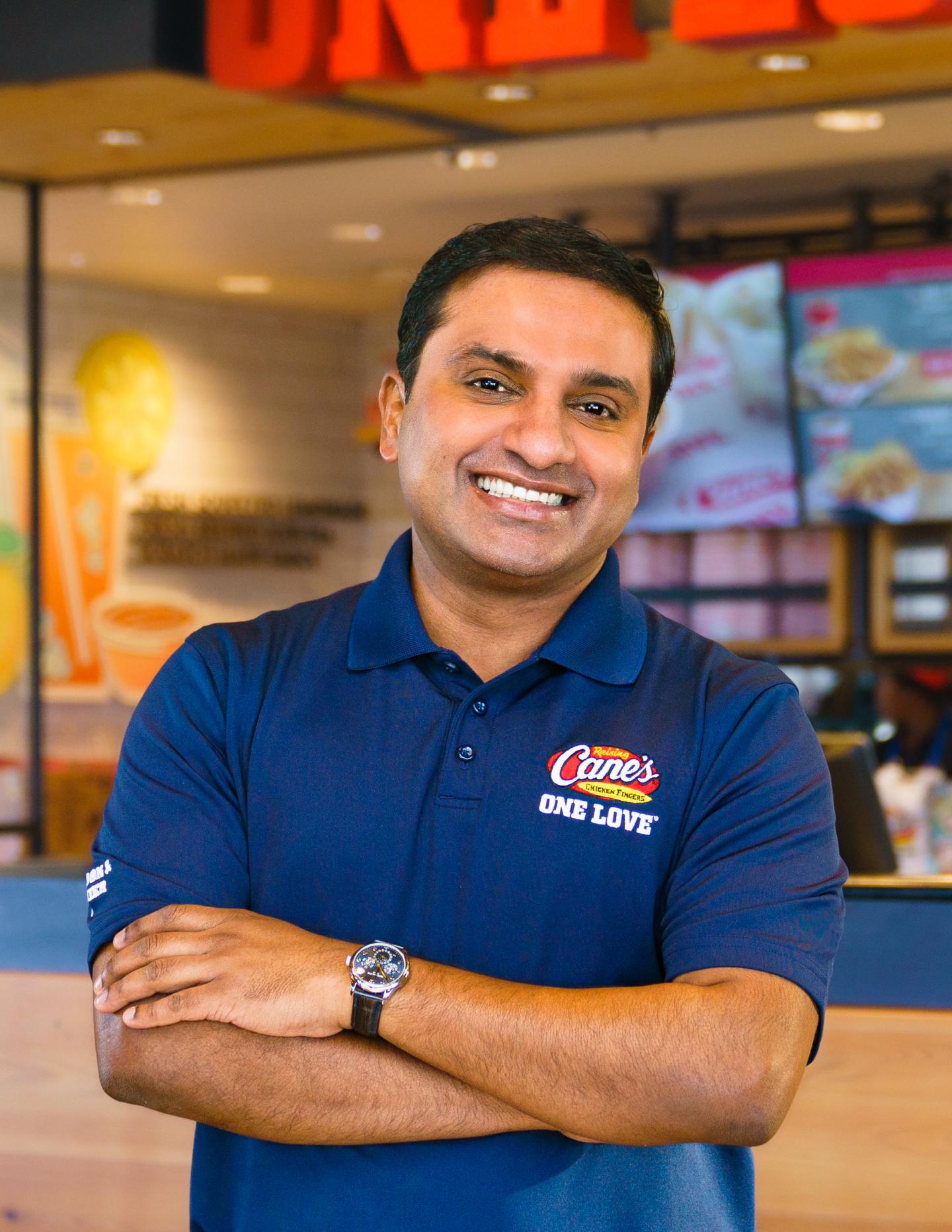 Raising Cane's co-CEO AJ Kumaran